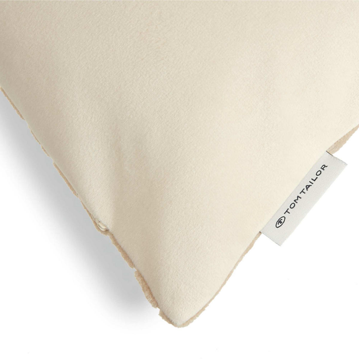 ZIERKISSENHÜLLE DEKOKISSENHÜLLE CORD - Beige, Textil (58/38cm) - Tom Tailor