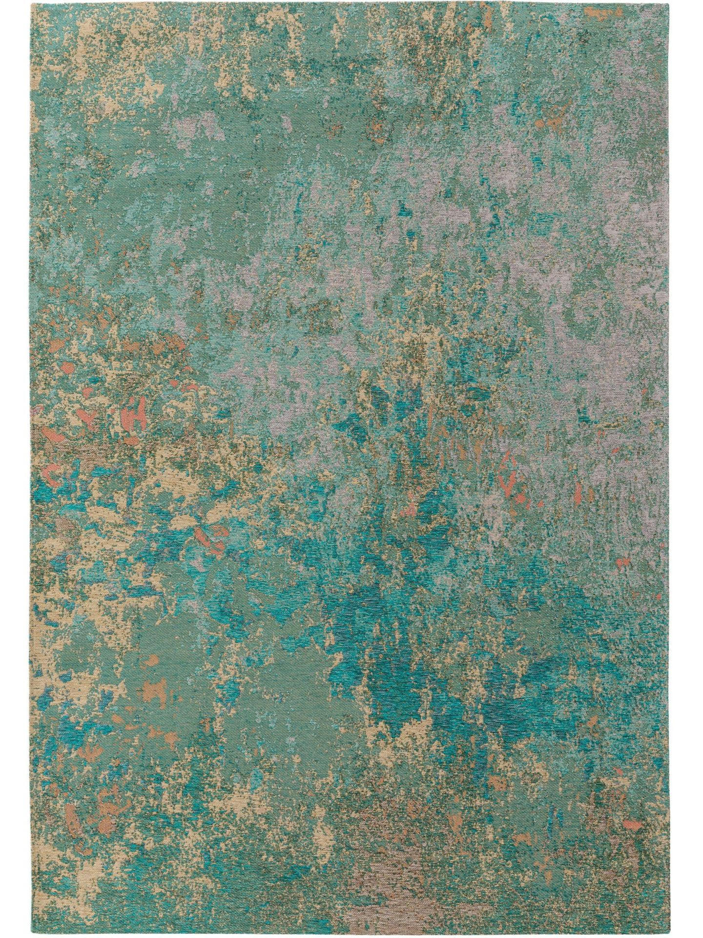 FLACHGEWEBETEPPICH Stay Türkis 80x165 cm - Türkis, Textil (80/1cm) - KUNSTLOFT