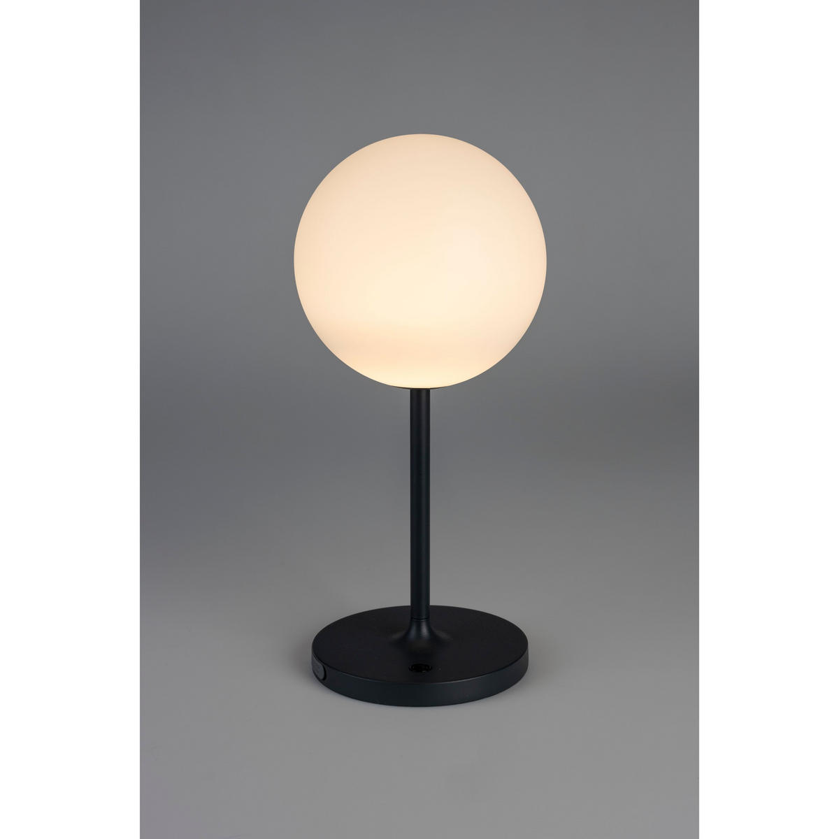 TISCHLAMPE Hub Wiederaufladbare Blau - Blau, Kunststoff (15/15/33cm) - Housecraft Living