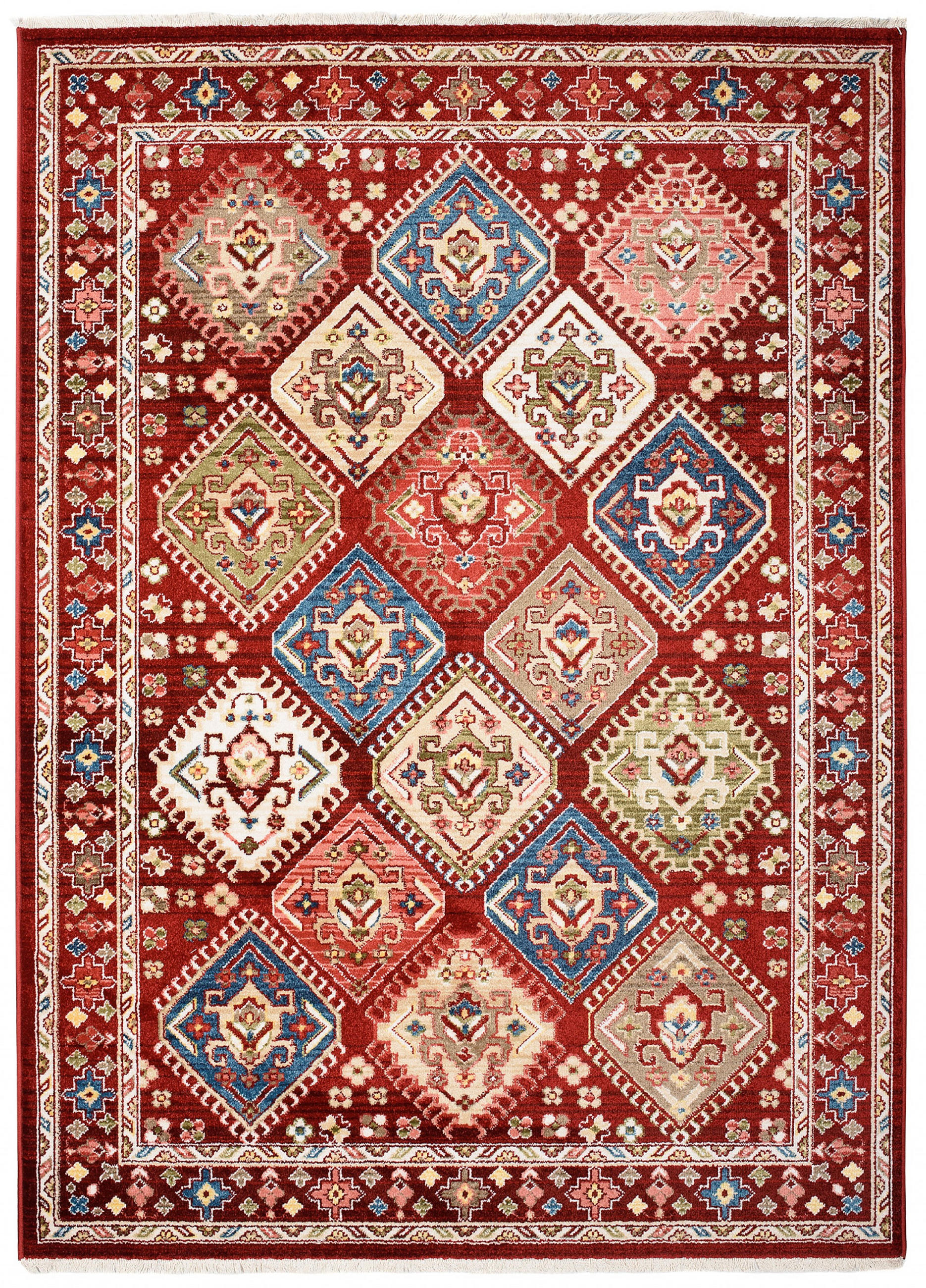 TEPPICH RIVIOLI Rot 80/150 cm - Rot, Textil (80/150cm) - Tapiso