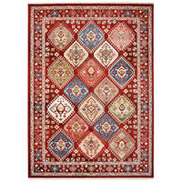TEPPICH RIVIOLI Rot 80/150 cm - Rot, Textil (80/150cm) - Tapiso