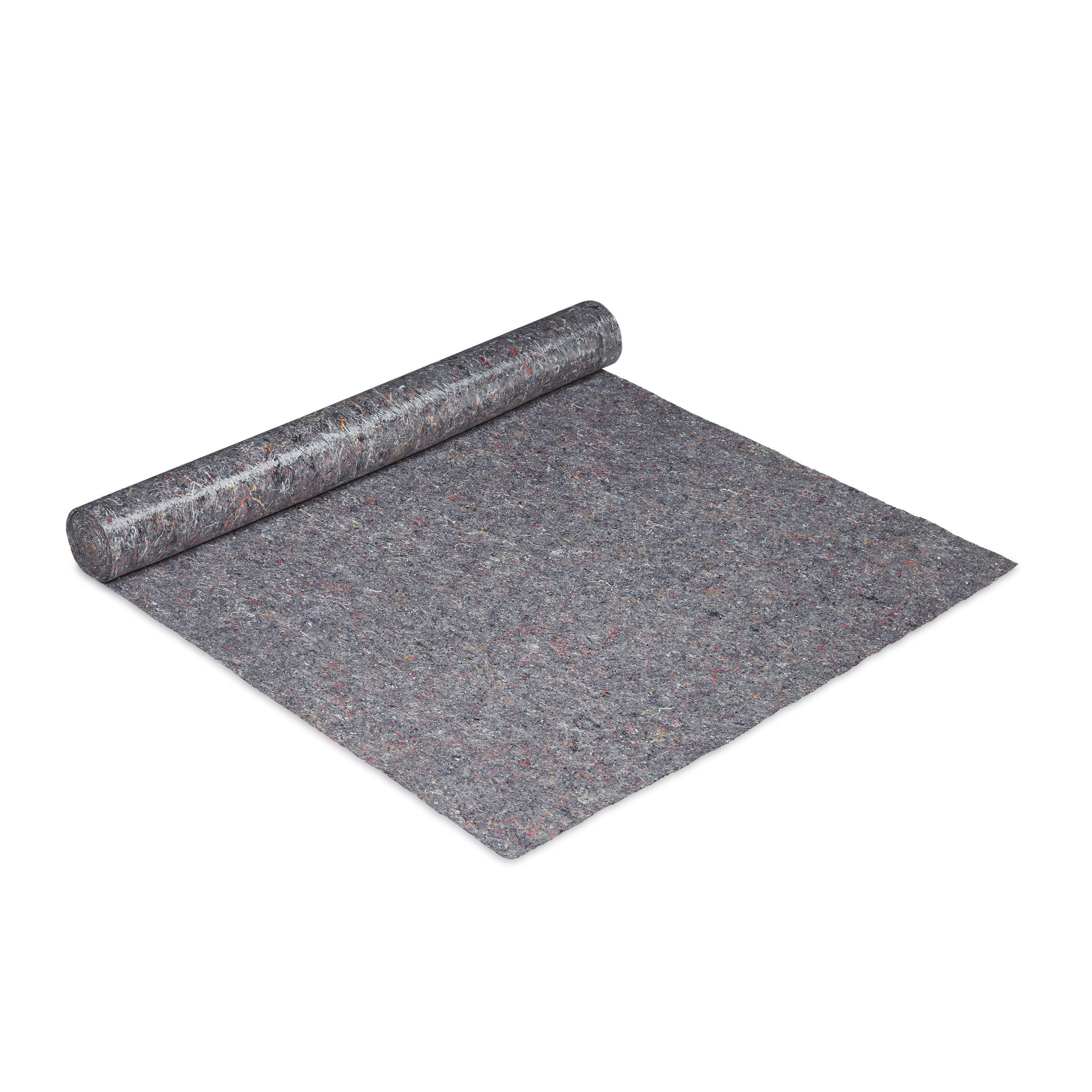 MALVERVLIES 1x25m - Grau, Kunststoff/Textil - Relaxdays