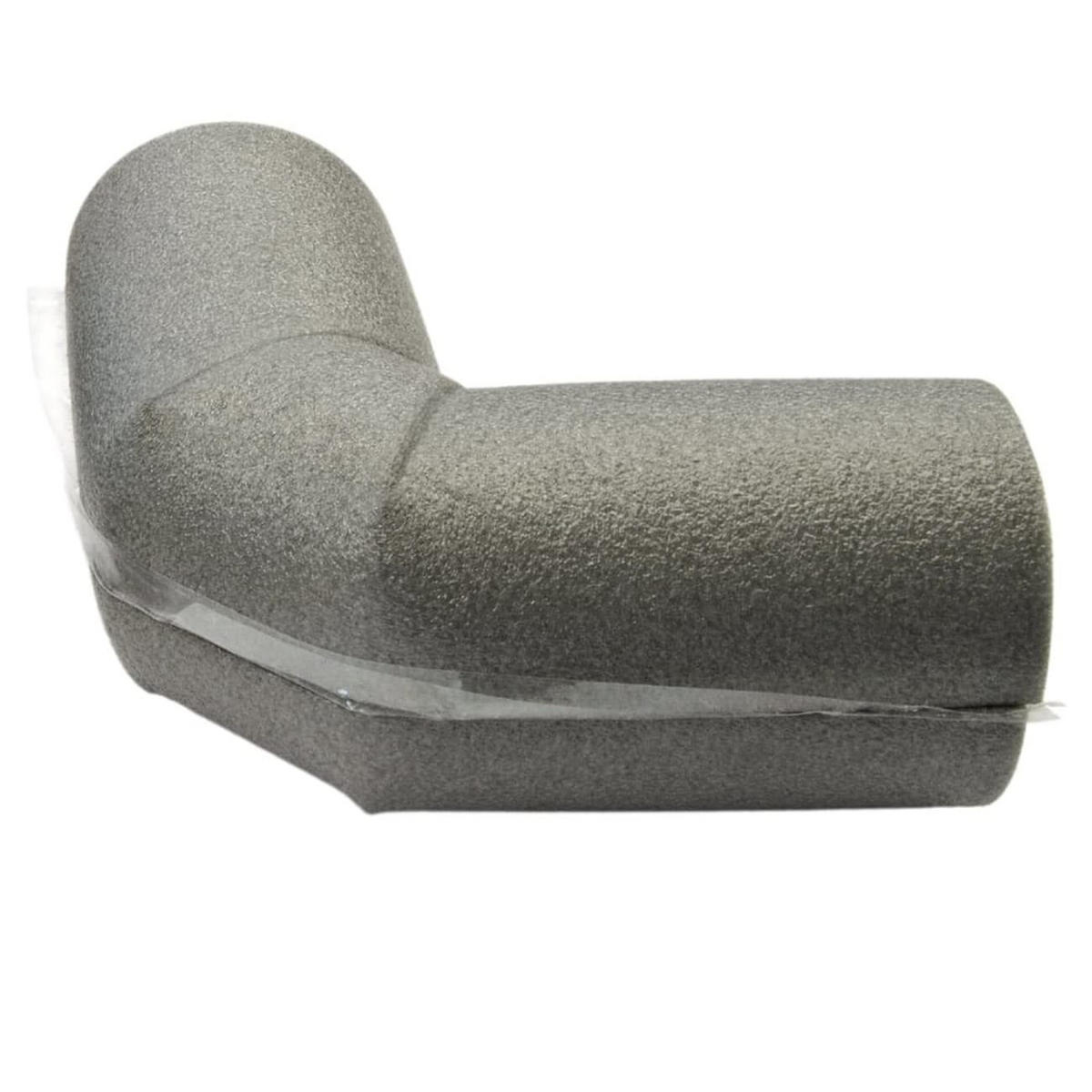 DÄMMUNG Selbstklebend, Rohrbogen, 12/15 mm, Polyethylen - Grau, Kunststoff (10/10/10cm) - BONI-SHOP