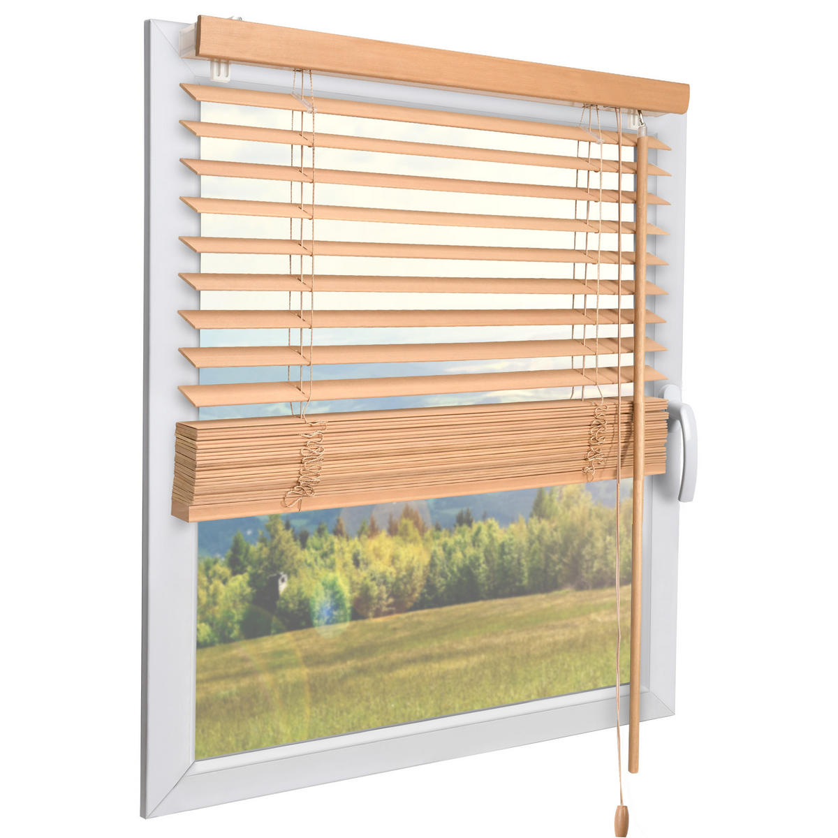 HOLZJALOUSIE SolDecor JH3 140/160 cm Eiche - Naturfarben, Holz (140/160cm) - Sol Royal