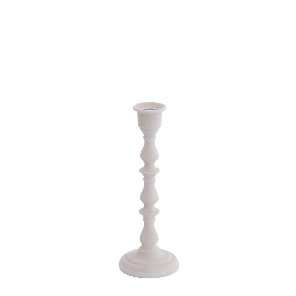 KERZENSTÄNDER Samora - Weiß - 10/10/27.5 cm - Weiß, Kunststoff (10/27.5/10cm) - Light & Living