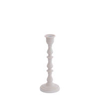 KERZENSTÄNDER Samora - Weiß - 10/10/27.5 cm - Weiß, Kunststoff (10/27.5/10cm) - Light & Living