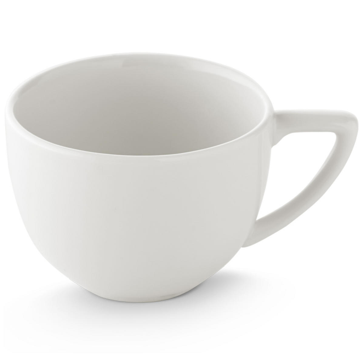 KAFFEETASSENSET CARLINA 12-tlg - Weiß, Keramik (14/2/14cm) - KONSIMO®