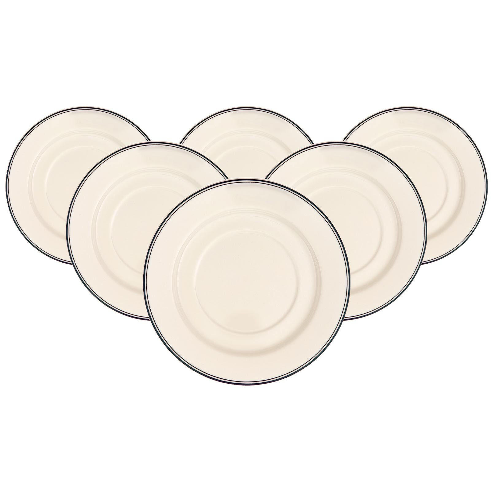Villeroy & Boch Suppen-Untertassen Mehrfarbig