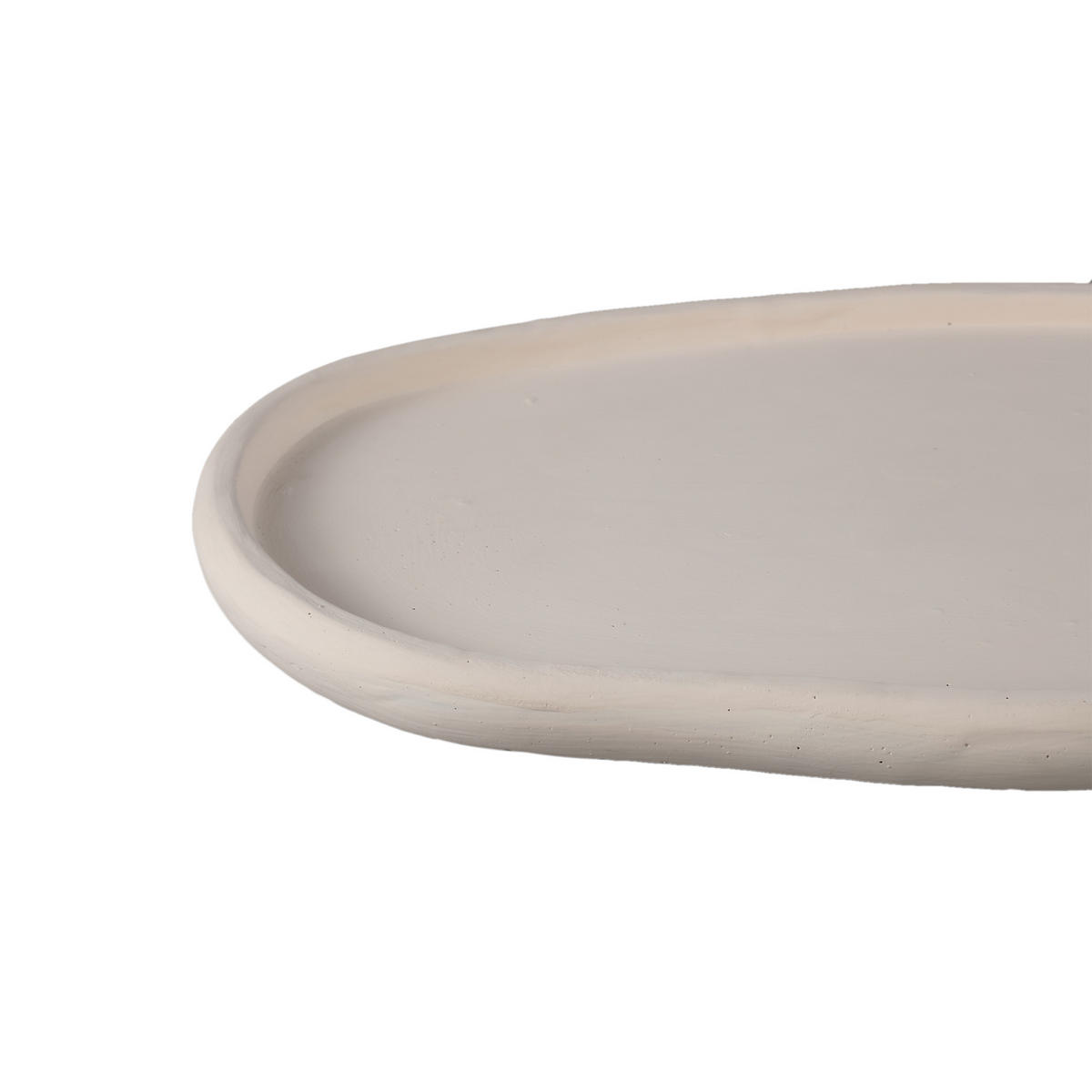 SCHALE Tammy Beige 39/34/7cm - Beige, Stein (7cm) - PTMD Collection