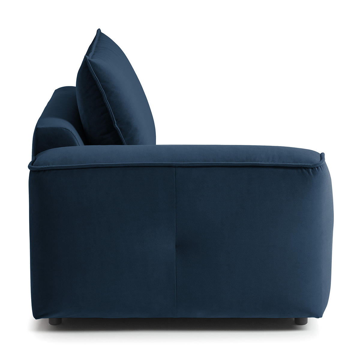 MODULSESSEL - Dunkelgrau, Holz/Textil (104/82/99cm) - home24