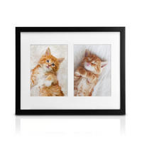 BILDERRAHMEN Galeria 13x18cm Schwarz - Schwarz, Holzwerkstoff (30/2/37cm) - BoMoe