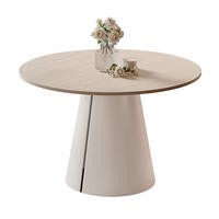 AUSZIEHTISCH BASE 120-196/76 cm, Kaschmir / Cremona Terracotta (Terrakotta) - Kaschmir/Terracotta, Holzwerkstoff/Metall (120/120/76cm) - Idohome