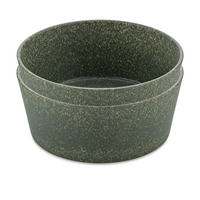 SCHALEN Connect Nature ash grey 890 ml 15,5/15,5/6,3 cm - Anthrazit, Kunststoff (15.5/6.3/15.5cm) - KOZIOL