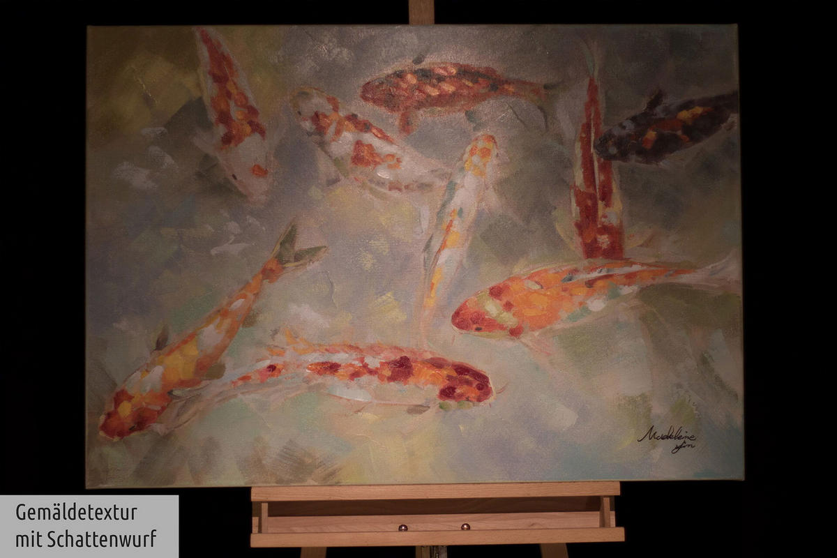 ACRYLBILD HANDGEMALT 100/70 cm - Multicolor, Holz/Textil (1.78/70cm) - KUNSTLOFT