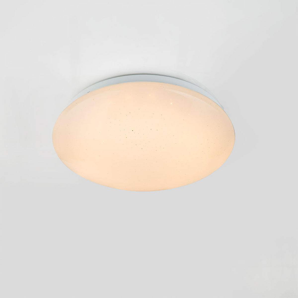 LED DECKENLEUCHTE Weiß mit RGB Farbwechsel - Weiß, Metall (25/25/9cm)