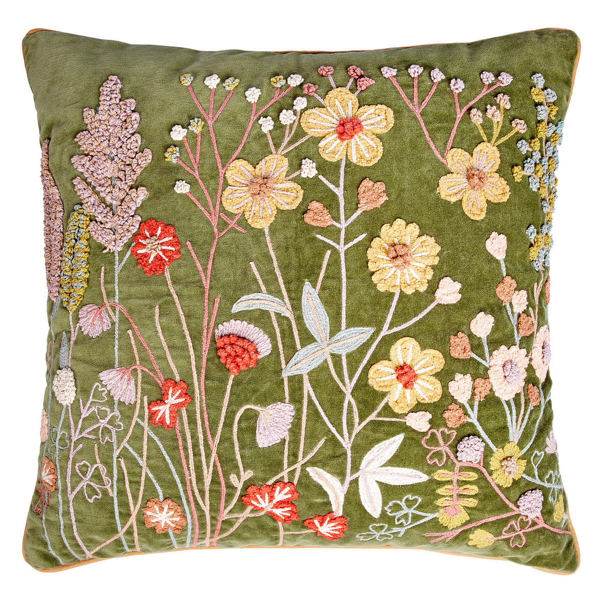 KISSEN Bohemian - Grün, Textil (50/50cm) - Butlers