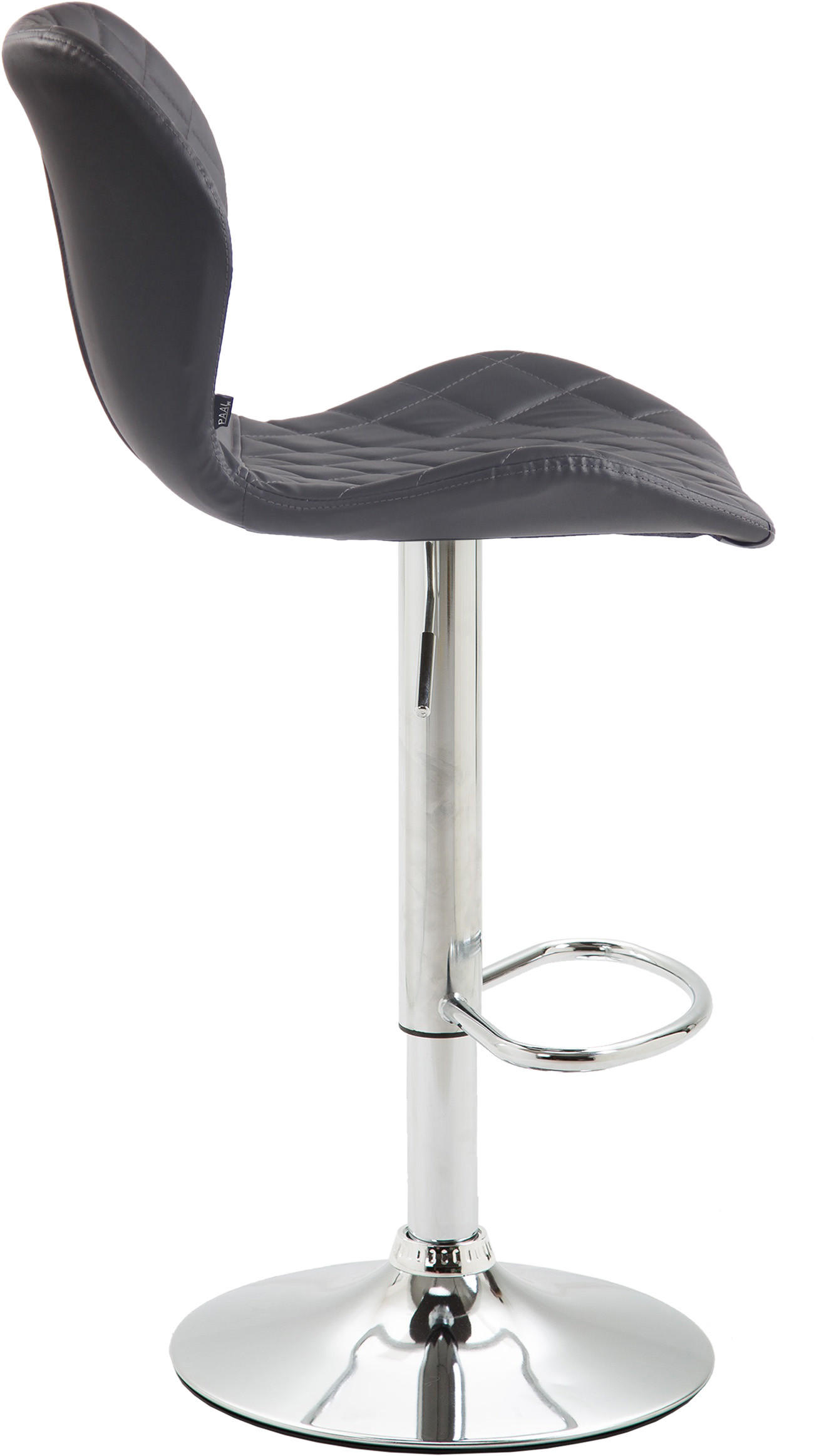 Thumbnail - CLP Barhocker, Grau, Textil, 47x88x51 cm, Esszimmer, Barmöbel, Barhocker