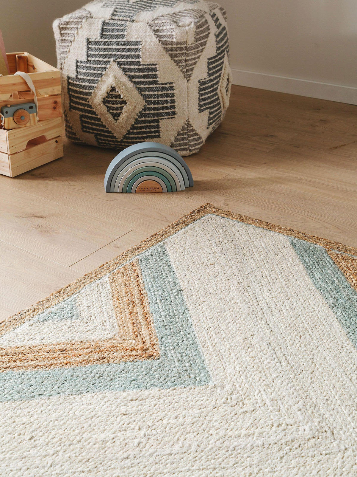 KINDERTEPPICH Frieda Mint 160x230 cm - Mintgrün, Textil (160/230cm) - Lytte