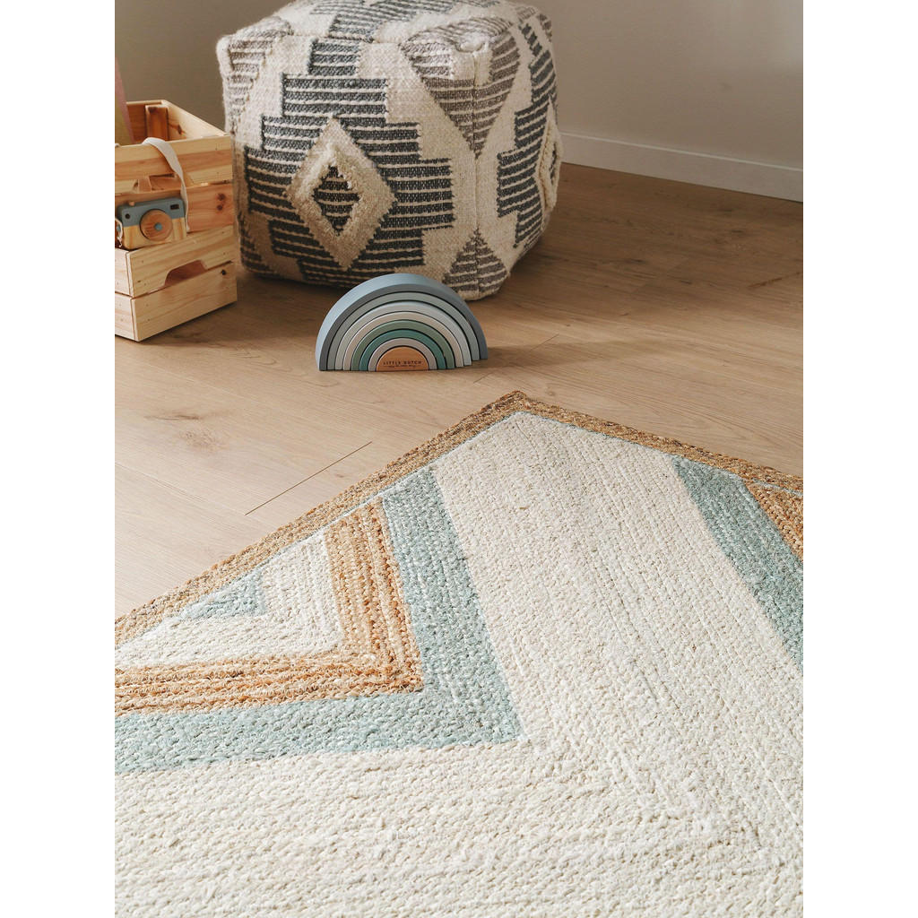 Thumbnail - Lytte Kinderteppich, Mintgrün, Textil, Rechteckig, 120x170 cm, für Fußbodenheizung geeignet, Teppiche & Böden, Teppiche,...