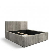 POLSTERBETT BELVIA – 140×200 cm mit Lattenrost, ohne Bettkasten Grau - Grau, Holzwerkstoff (140/200cm) - Milaros Markt