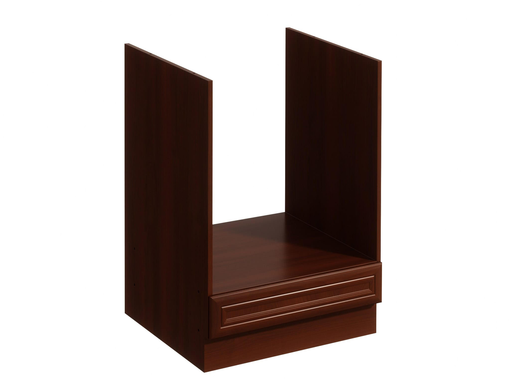 HERDUMBAUSCHRANK D60ZK – Sycylia Milano – Milano / Walnuss - Walnussfarben, Holzwerkstoff (60/82/52cm) - ROYAL24_MARKT