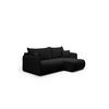 ECKSOFA Calgary - Schwarz, Holzwerkstoff/Textil (207/148cm) - Fun Möbel