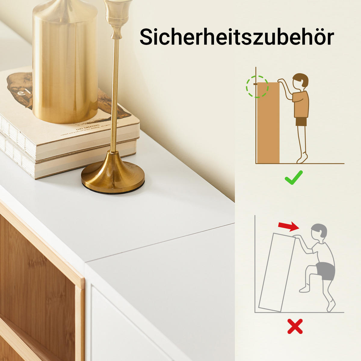 SCHUHSCHRANK Weiß-Natur - Weiß/Naturfarben, Holz/Holzwerkstoff (126/85/19cm) - SoBuy