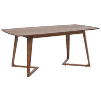ESSTISCH 180/90/76 cm Dunkelbraun Rechteckig Huxter - Dunkelbraun, Holzwerkstoff (180/90/76cm) - Beliani