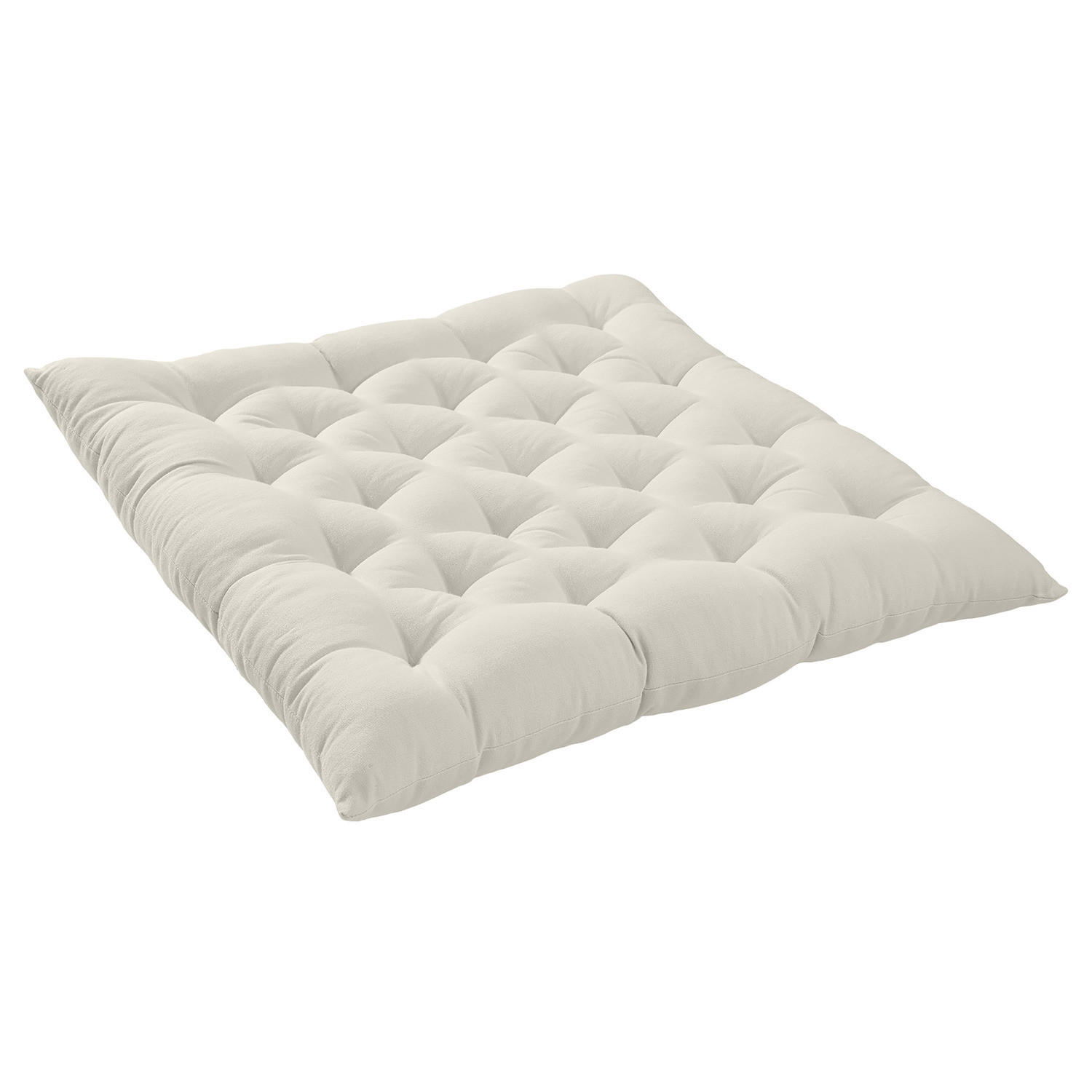 FUTONKISSEN Solid 42x42 cm - Beige, Textil (42/42cm) - Butlers