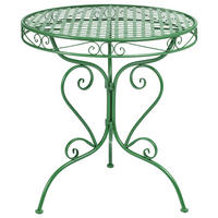 BISTRO STOLEK 70/70 cm Kov Zelený Albinia - zelená barva, kov (70/70/74cm) - Beliani