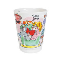 XL-BECHER Bücherliebhaber in Bunt - 500 ml - Multicolor, Keramik (0.5L) - Blond Amsterdam