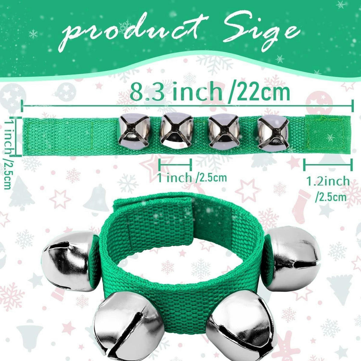 ARMBAND mit Glöckchen 24-teiliges Set 12 Farben - Multicolor, Metall (22cm)