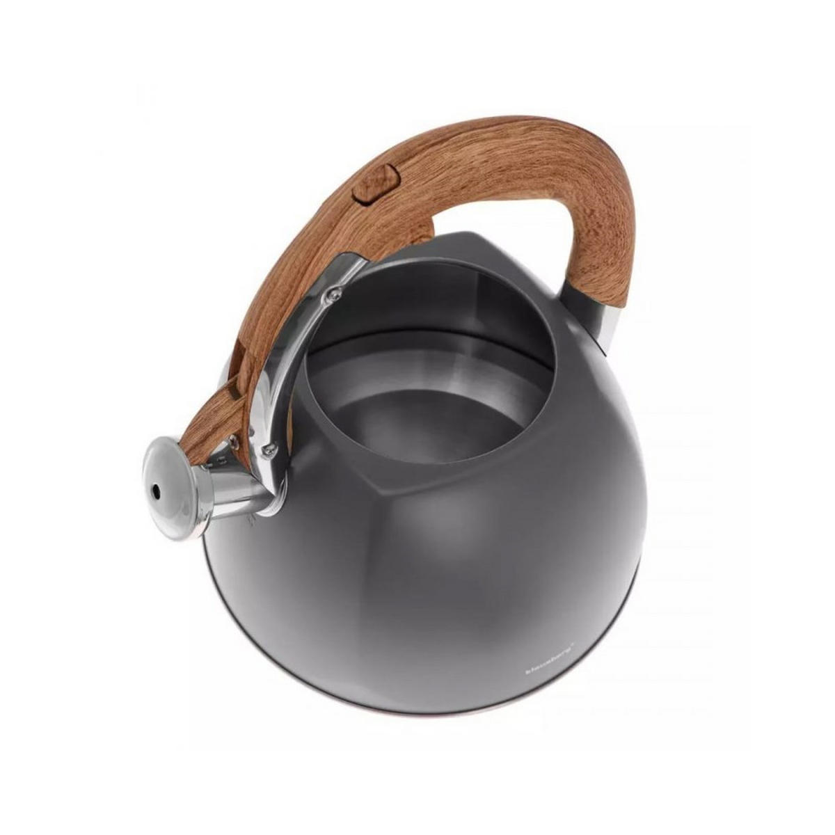 WASSERKESSEL Grau 23/20.5/22 cm KB7501 - Grau, Metall (23cm) - Klausberg 