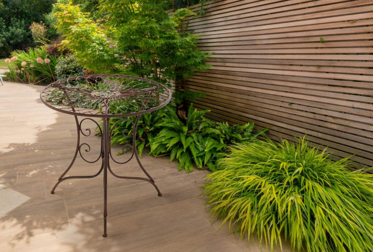 GARTENTISCH Jan Antik 55x55x52cm Metall Antik-Braun Balkontisch - Braun, Metall (55/55/52cm) - DELUKE