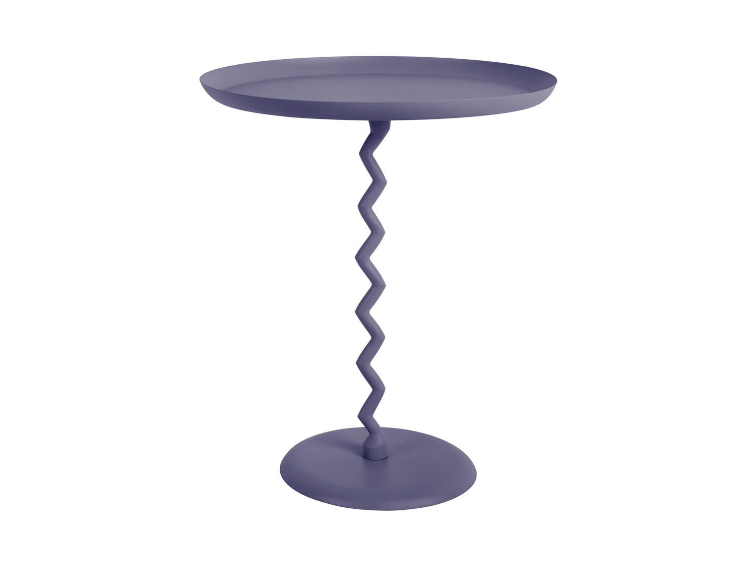 BEISTELLTISCH Zig Zag 44/44/52 cm - Blau, Metall (44/44/52cm) - Leitmotiv