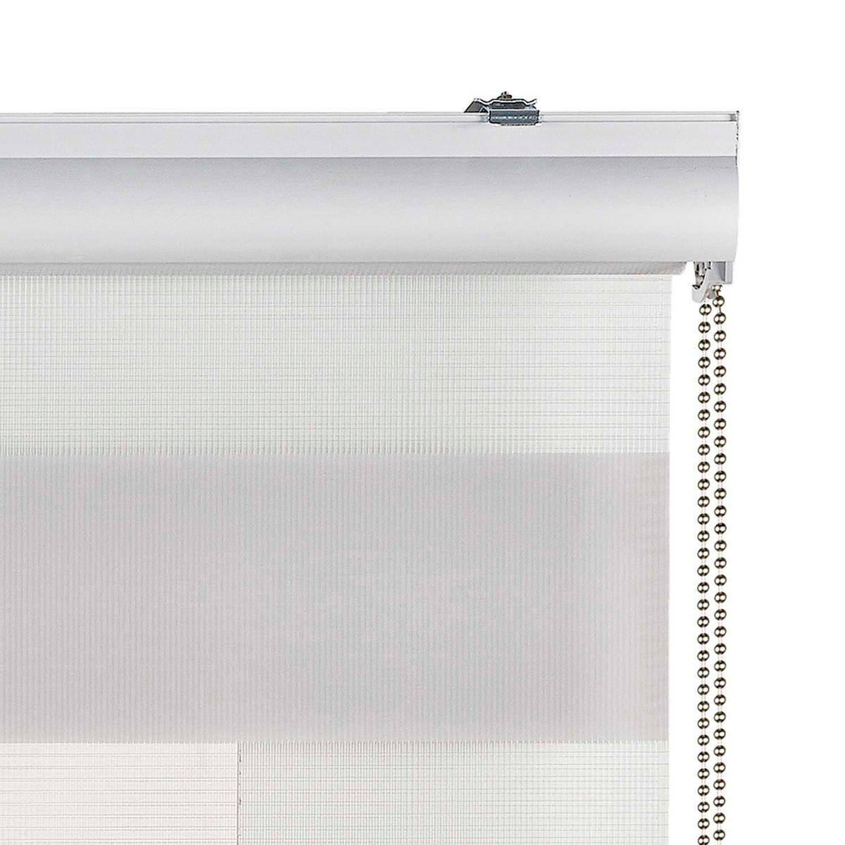 DOPPELROLLO Hellgrau 80x250 cm - Hellgrau, Kunststoff (80/250cm) - STORESDECO