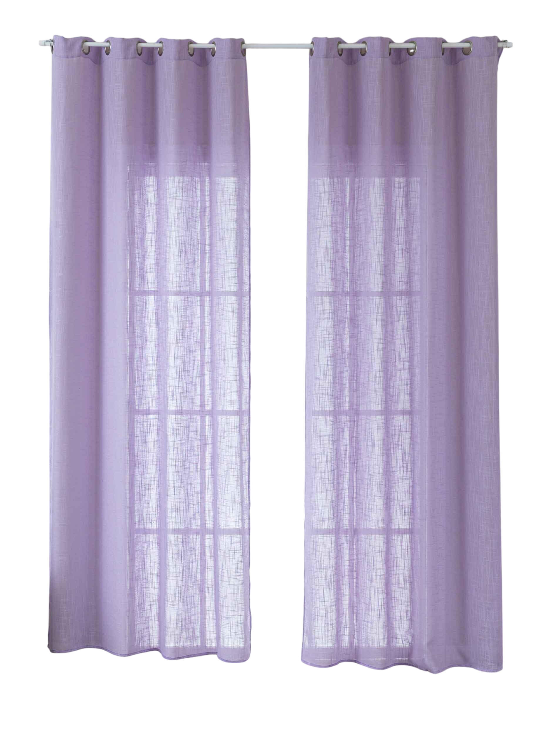 VORHANG 2ER SET SEOUL HxB 245x140 cm Flieder - Flieder, Textil (60/245cm) - Gardinenbox