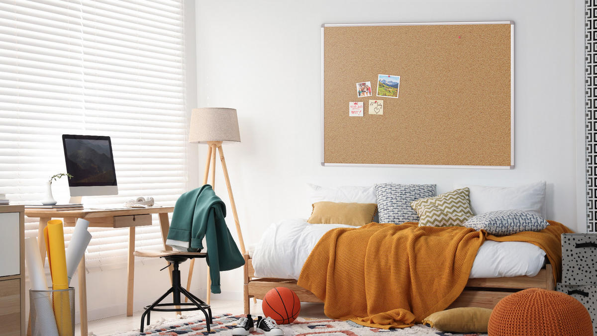 PINNWAND mit Alurahmen 120x90cm - Multicolor, Holz (120/90/1.6cm) - ALLboards