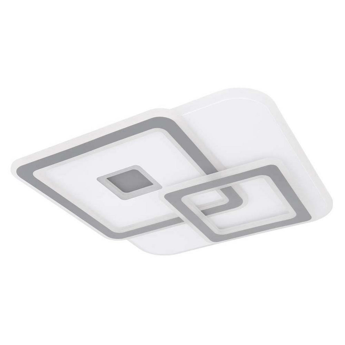 LED DECKENLEUCHTE Metall Weiß - Weiß, Metall (50/50/60cm)