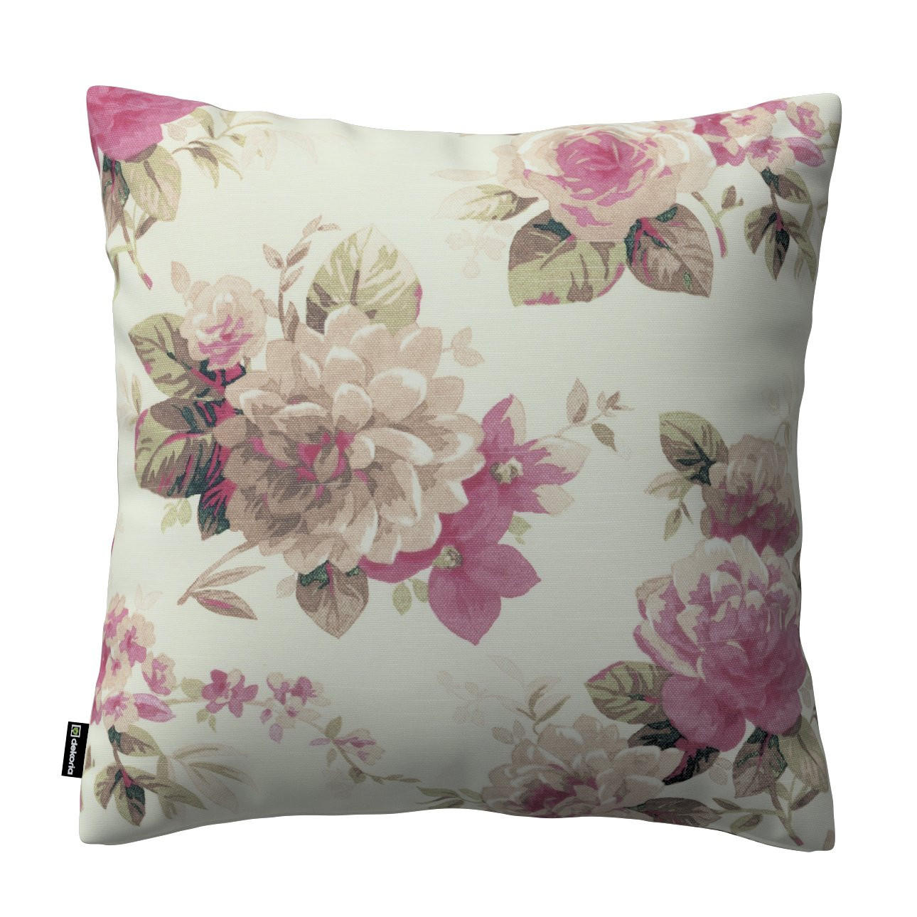 KISSENHÜLLE Mirella beige und rosa, 43x43cm - Rosa, Textil (43/43cm) - Dekoria