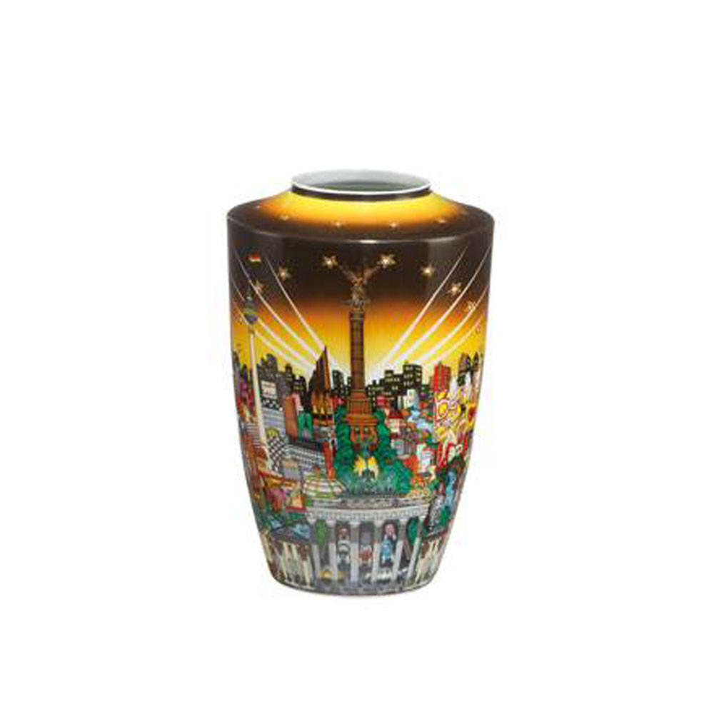 TEELICHT My Berlin, Your Berlin - Vase Pop Art Charles Fazzino Bunt Porzellan - Multicolor, Keramik (24cm) - Goebel