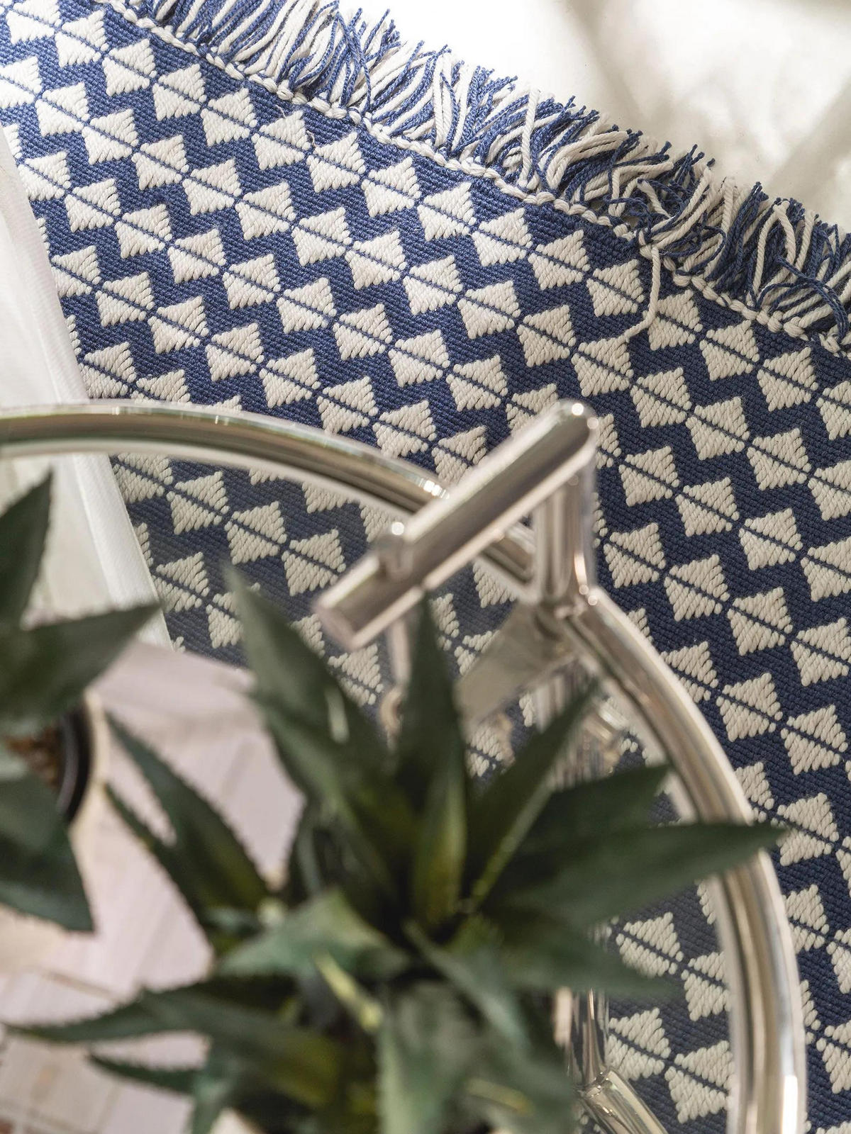 TEPPICH aus recyceltem Material Morty Dunkelblau 160x230 cm - Dunkelblau, Textil (160/230cm) - benuta Pure