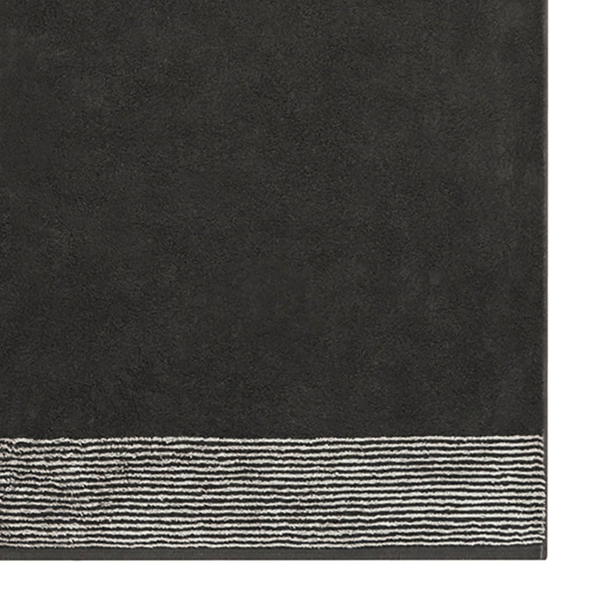 HANDTUCH Frottee in Grau 50 x 100 cm - Anthrazit, Naturmaterialien (100/50cm) - Cawoe