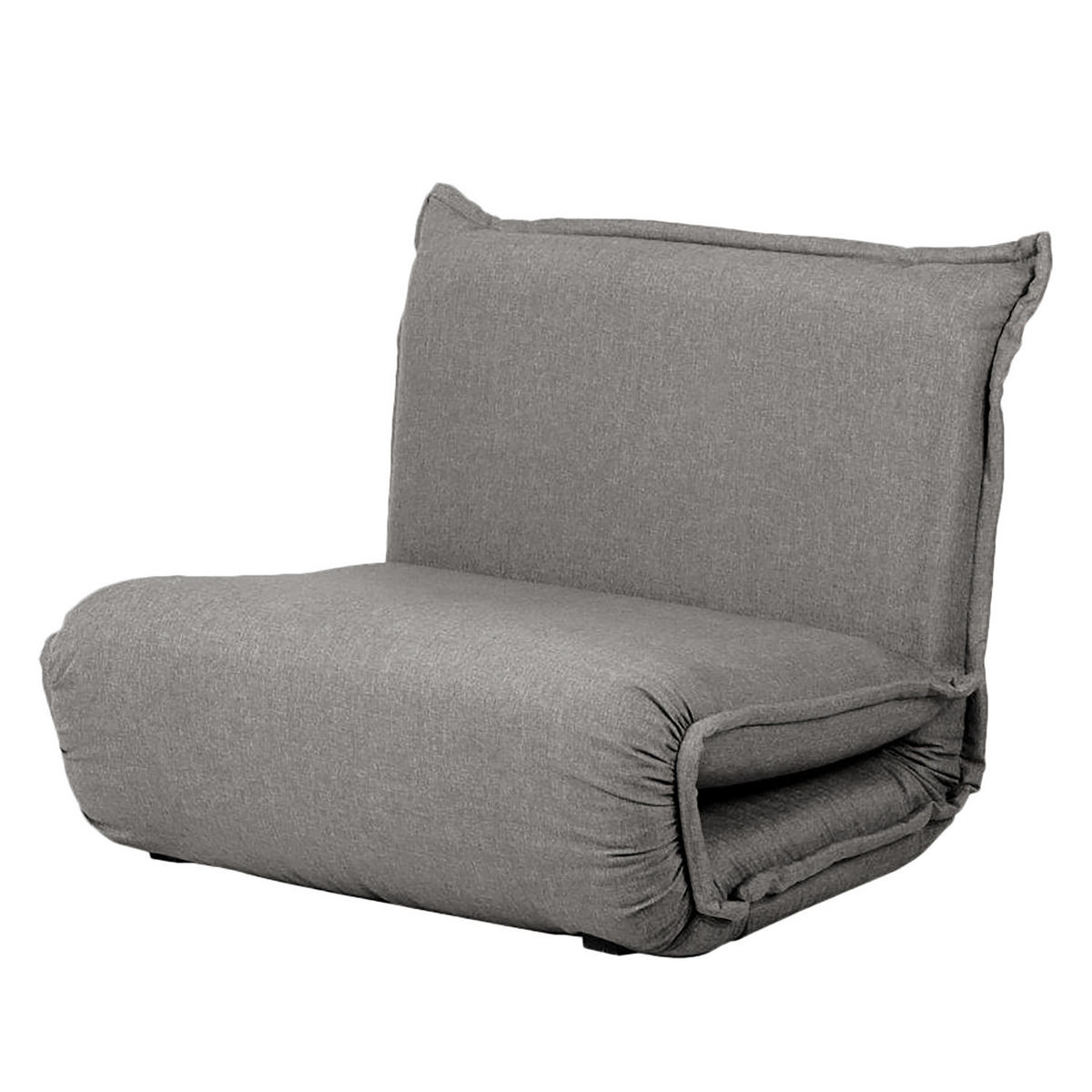 SCHLAFSESSEL - Grau, Textil/Metall (100/73/85cm) - home24