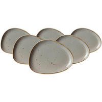 BEILAGENTELLER Taste taupe 20,5 x 16 cm 6er Set - Taupe, Keramik (20.5/16/2cm) - Ritzenhoff Breker