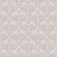 VLIESTAPETE Margam Taubengrau | Beige Grau | Plaidmuster mit Pflanzen | 10mx52cm - Grau, Papier/Kunststoff (1000/1000cm) - LAURA ASHLEY