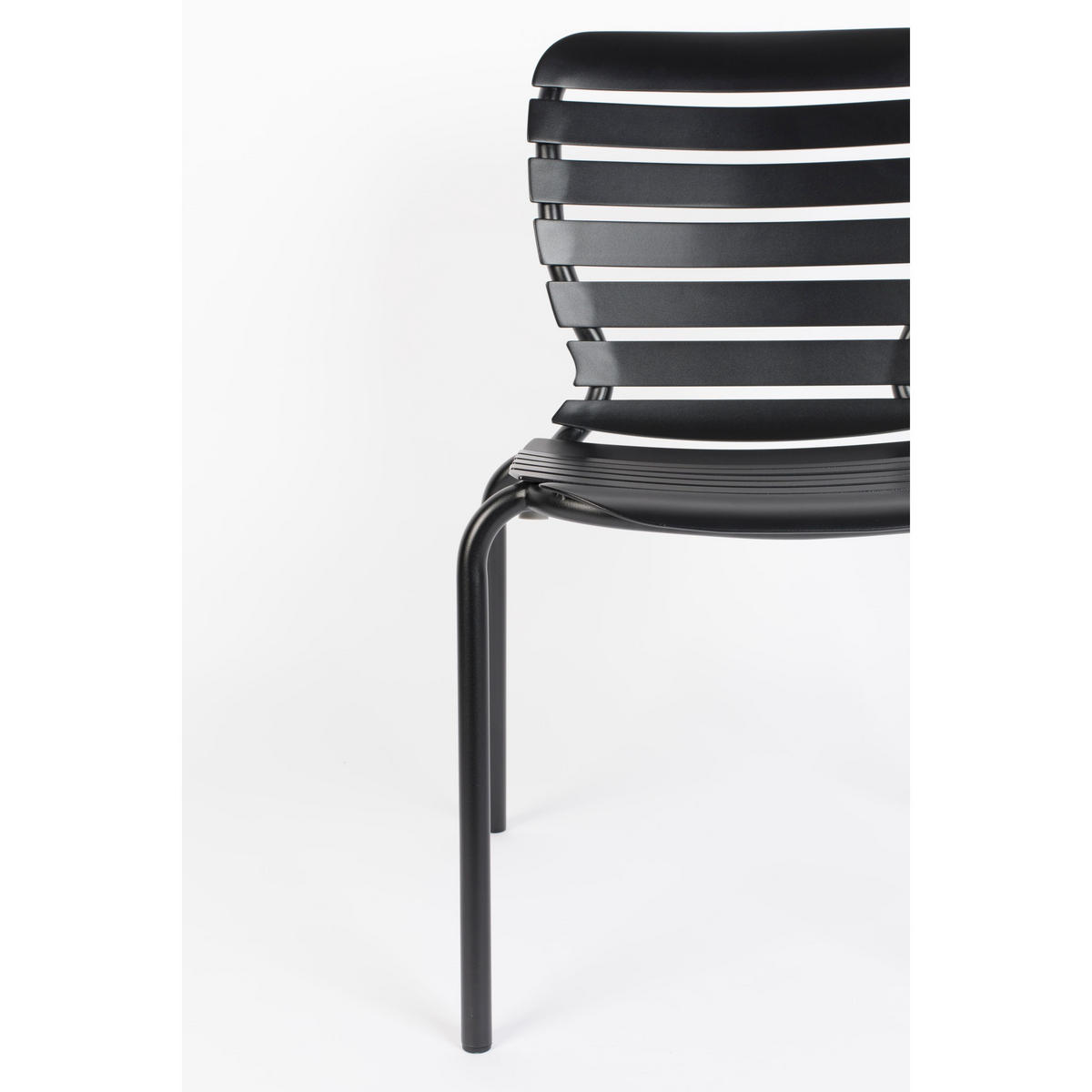 GARTENSTUHL Vondel Schwarz - 2 er Set - Schwarz, Metall (64.7/82.8/58.2cm) - Zuiver