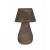 TISCHLAMPE Peake Braun 38/38/64cm - Braun, Holz (38/38/64cm) - PTMD Collection