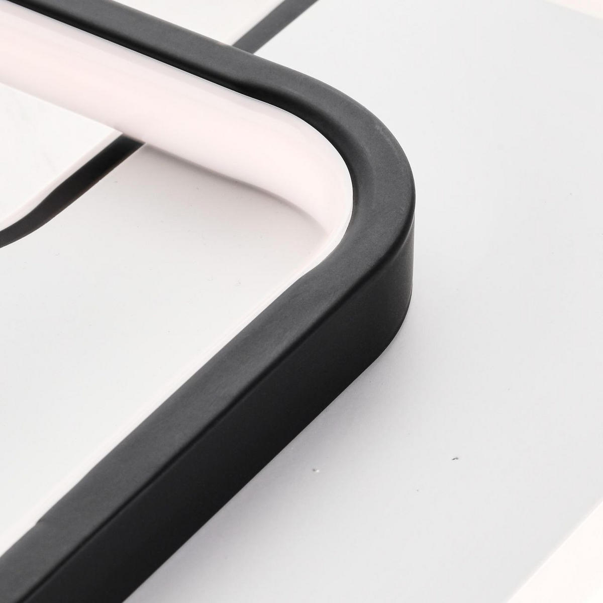 DECKENLEUCHTE Rezia G99387/75 - Schwarz, Metall (40/44/5.8cm) - Brilliant