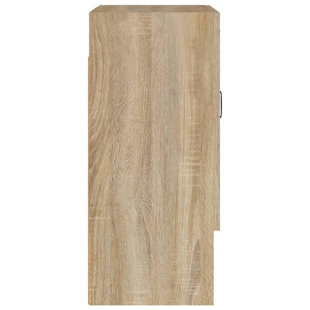 HÄNGESCHRANK mit 2 Türen und oberem Ablagefach, 60/31/70 cm, aus Holzwerkstoff, in Sonoma-Eiche - Braun, Holz (60/70/31cm) - vidaXL